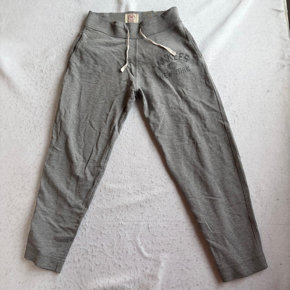 47 Brand Sweatpants Womens Small Gray New York Yankees MLB Joggers